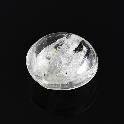 Handmade Silver Foil Glass Beads SLF15mmY-07-1