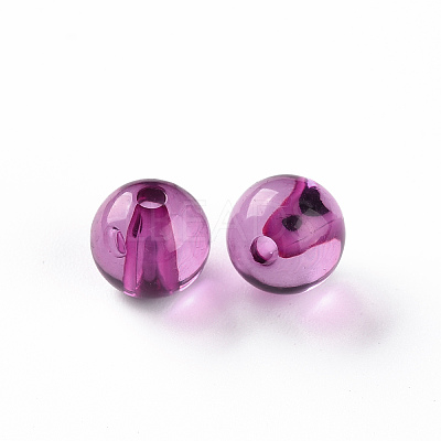 Transparent Acrylic Beads MACR-S370-A10mm-743-1