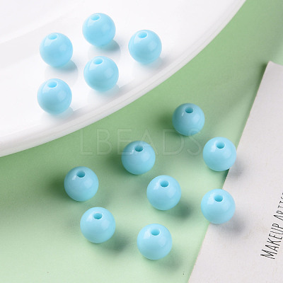Opaque Acrylic Beads MACR-S370-C8mm-A07-1