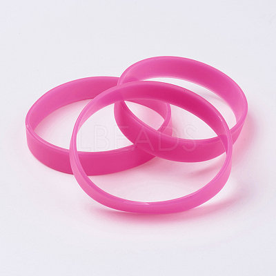 Silicone Wristbands Bracelets BJEW-J176-18-1