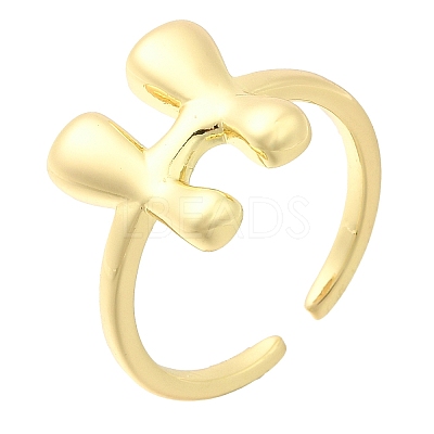 Rack Plating Brass Open Cuff Rings RJEW-S394-01G-H-1
