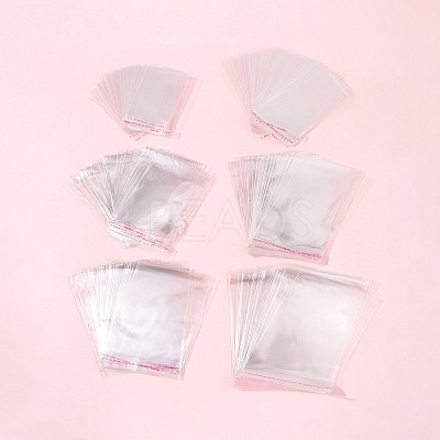 300Pcs 6 Styles OPP Cellophane Top Self-adhesive Bags OPC-FS0001-04-1