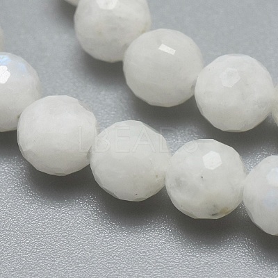 Natural Rainbow Moonstone Beads Strands G-G792-34A-1