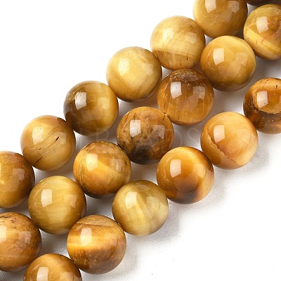 Natural Tiger Eye Beads Strands G-G544-12mm-01-1