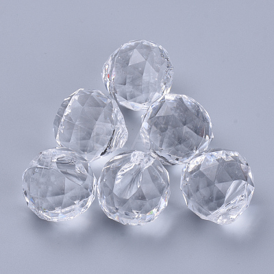 Transparent Acrylic Pendants TACR-Q261-C-V01-1