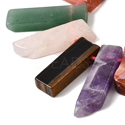 Natural Mixed Stone Beads Strands G-S386-D08-1