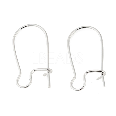Brass Hoop Earring Findings KK-H258-16S-1