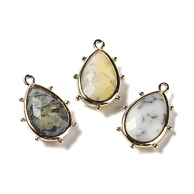 Natural African Opal Pendants G-B009-02G-R-1