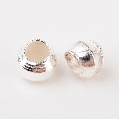 2MM Brass Crimp Beads for Jewelry Making Craft DIY X-E002-S-1