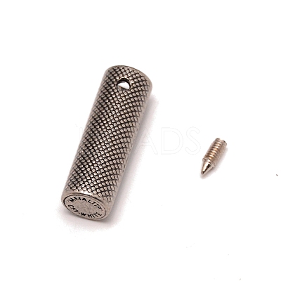 Zinc Alloy Cord Ends FIND-WH0091-65E-1
