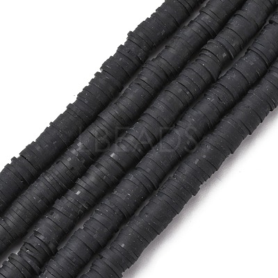 Handmade Polymer Clay Beads Strands CLAY-R089-8mm-Q029-1