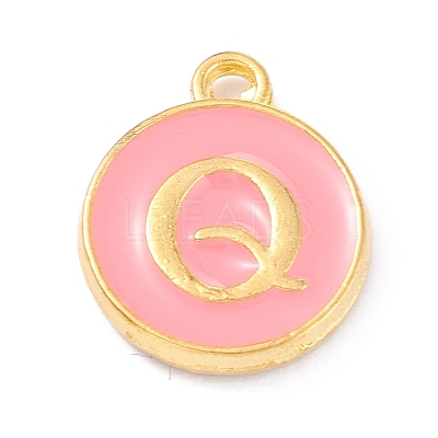 Golden Plated Alloy Enamel Charms X-ENAM-Q437-14Q-1
