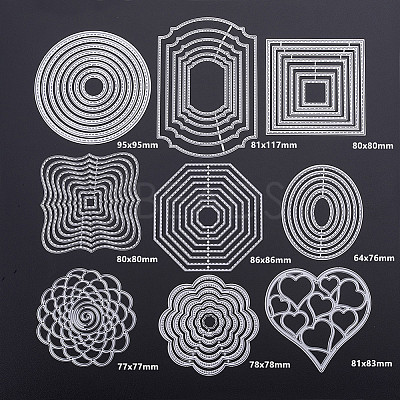 Frame Metal Cutting Dies Stencils DIY-BC0010-39-1