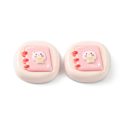 Opaque Cute Cartoon Resin Cabochons LS-CRES-O006-06C-1