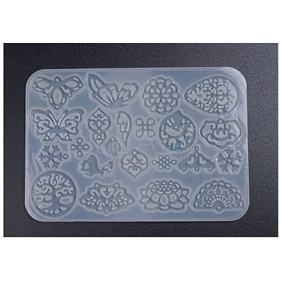 Pendant Silicone Molds X-DIY-E010-03-1