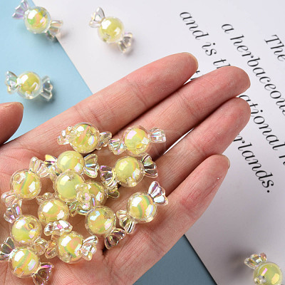 Transparent Acrylic Beads TACR-S152-13B-A10-1