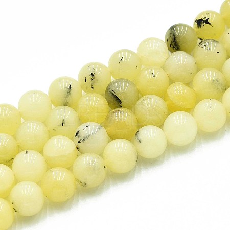 Natural Quartz Beads Strands G-N355-10mm-53-1