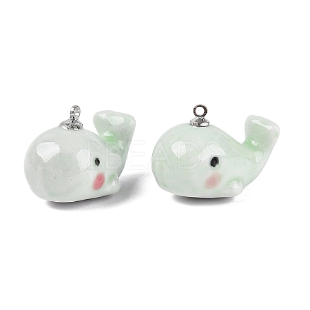 Handmade Porcelain Pendants PORC-N013-17A-1