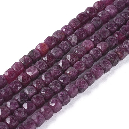 Natural Ruby Beads Strands G-L537-018B-1