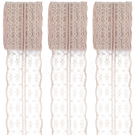 3 Rolls Guipure Non-Stretch Lace Trim OCOR-GF0004-52A-1