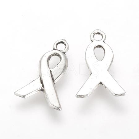 Tibetan Style Alloy Charms TIBE-Q070-26AS-RS-1