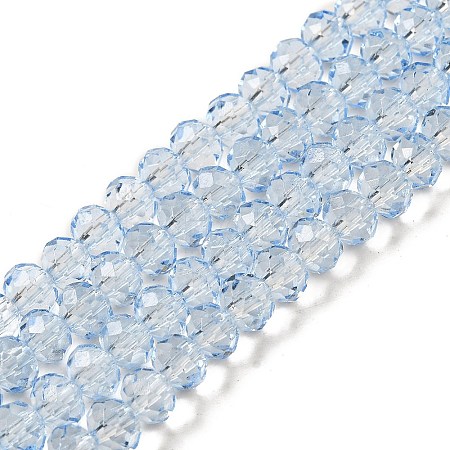 Transparent Baking Paint Glass Beads X1-DGLA-A034-T6mm-D13-1
