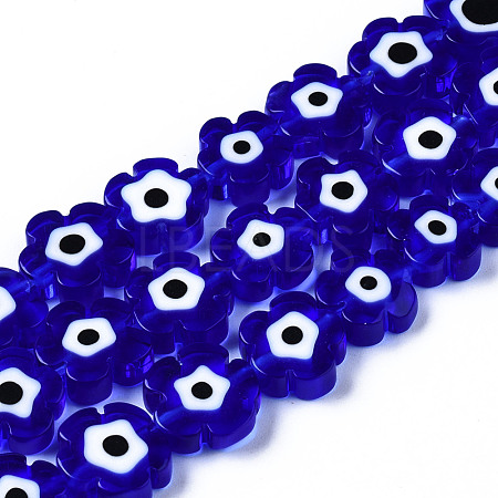 Handmade Lampwork Beads Strands LAMP-N023-002B-02-1
