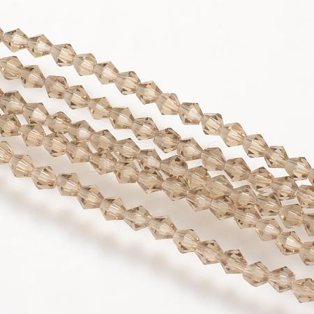 Imitation Austrian Crystal 5301 Bicone Beads GLAA-S026-6mm-09-1
