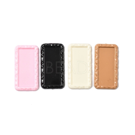 Opaque Resin Cabochon Settings RESI-G118-02B-1