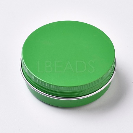Round Aluminium Tin Cans CON-WH0068-88A-01-1