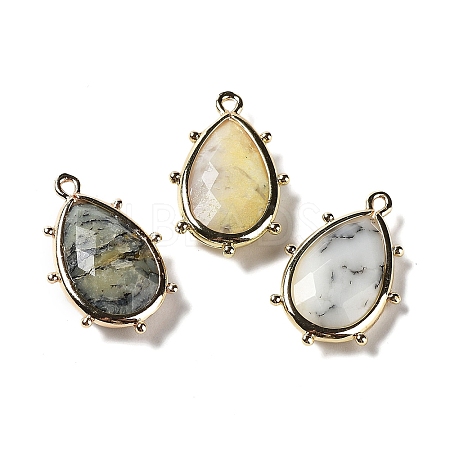 Natural African Opal Pendants G-B009-02G-R-1