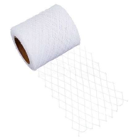 25 Yards Polyester Mesh Ribbons DIY-WH0002-90A-1