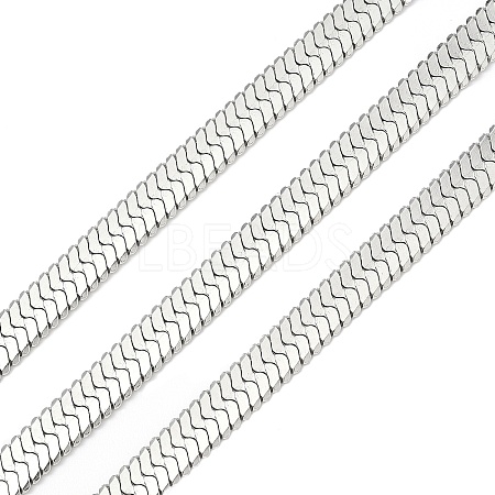 Brass Herringbone Chains CHC-C011-01D-P-1