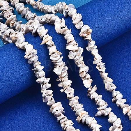 Natural Baroque Pearl Keshi Pearl Beads Strands PEAR-Q004-43B-1