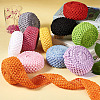 2 Rolls 2 Sizes Polyester Elastic Ribbon EW-TA0001-02H-9