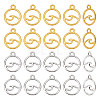 Unicraftale 60PCS 2Colors Rack Plating Alloy Charms FIND-UN0002-59-1