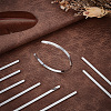 15Pcs Stainless Steel Bangle Makings FIND-BC0014-34B-4