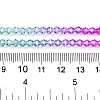 Gradient Color Baking Paint Glass Bead Strands DGLA-A039-T6mm-A011-5