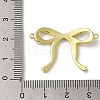 Brass Enamel Connector Charms KK-D098-01G-4