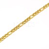 304 Stainless Steel Figaro Chain Necklace Making X-STAS-A028-N023G-2
