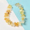 Natural Topaz Jade Beads Strands G-B064-B60-2