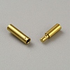 304 Stainless Steel Bayonet Clasps FIND-WH0162-24G-01-2