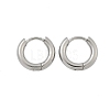 Tarnish Resistant 304 Stainless Steel Huggie Hoop Earrings X-EJEW-F111B-13mm-P-2