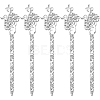 10Pcs Alloy Bookmarks AJEW-SC0003-51P-1