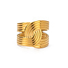 Adjustable 304 Stainless Steel Open Cuff Rings for Women NR2128-5