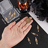 10Pcs Halloween Themed Brass Pendants KK-BBC0015-68C-3