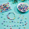 SUPERFINDINGS 320Pcs 8 Colors  Handmade Polymer Clay Beads CLAY-FH0001-17-5