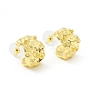 Alloy Thick C-shape Stud Earrings with 925 Sterling Silver Pins EJEW-G310-06G-1