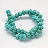 Dyed Synthetic Turquoise Bead Strands G-M148-06-A-2
