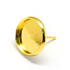 Iron Stud Earring Settings LS-MAK-Q007-22-2